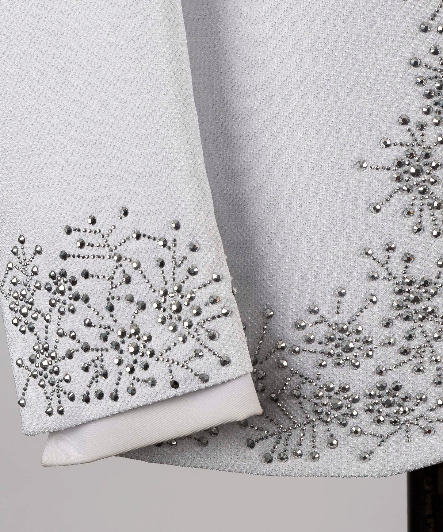 Embroidered White Tuxedo