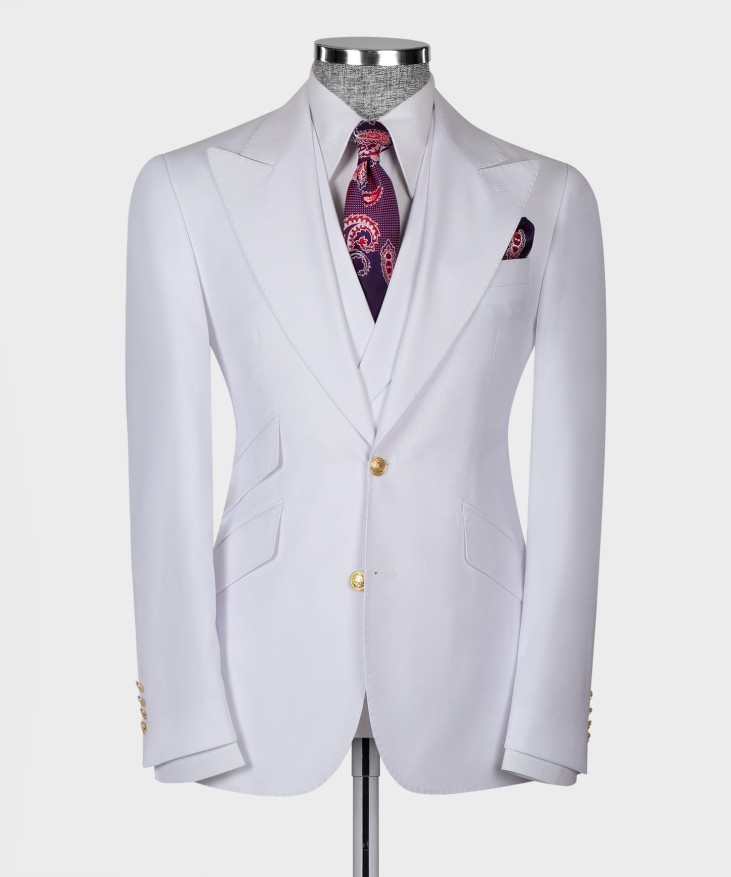 Big size suit with three pieces