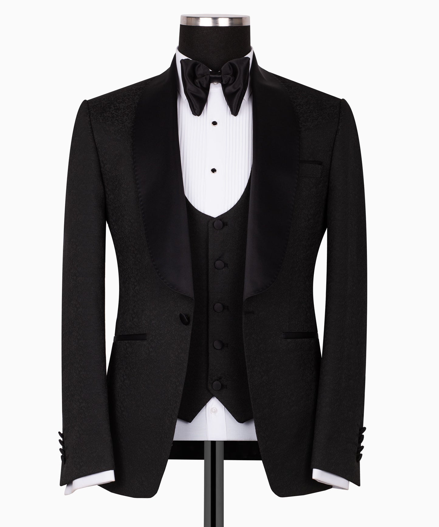 3 piece black tuxedo