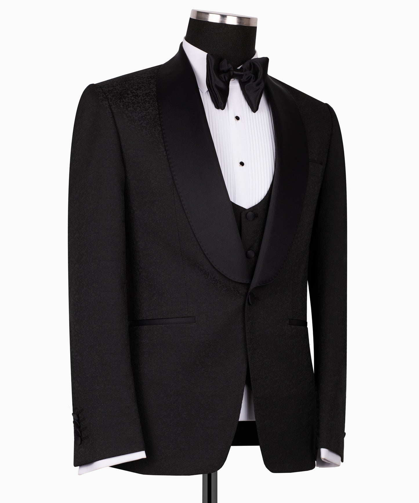 3 piece black tuxedo