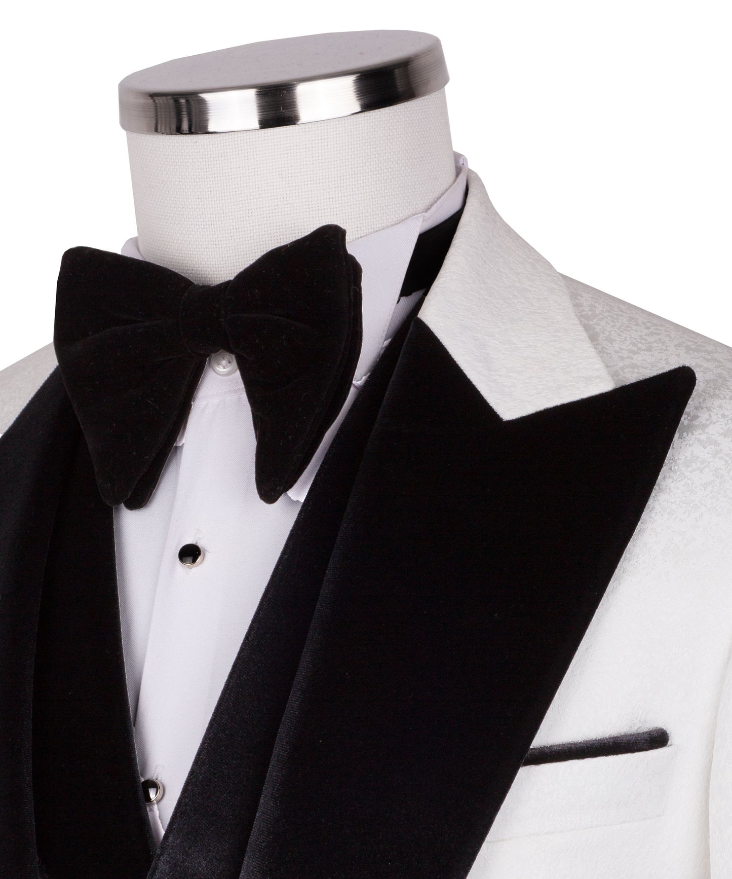 Velvet Collar White Tuxedo
