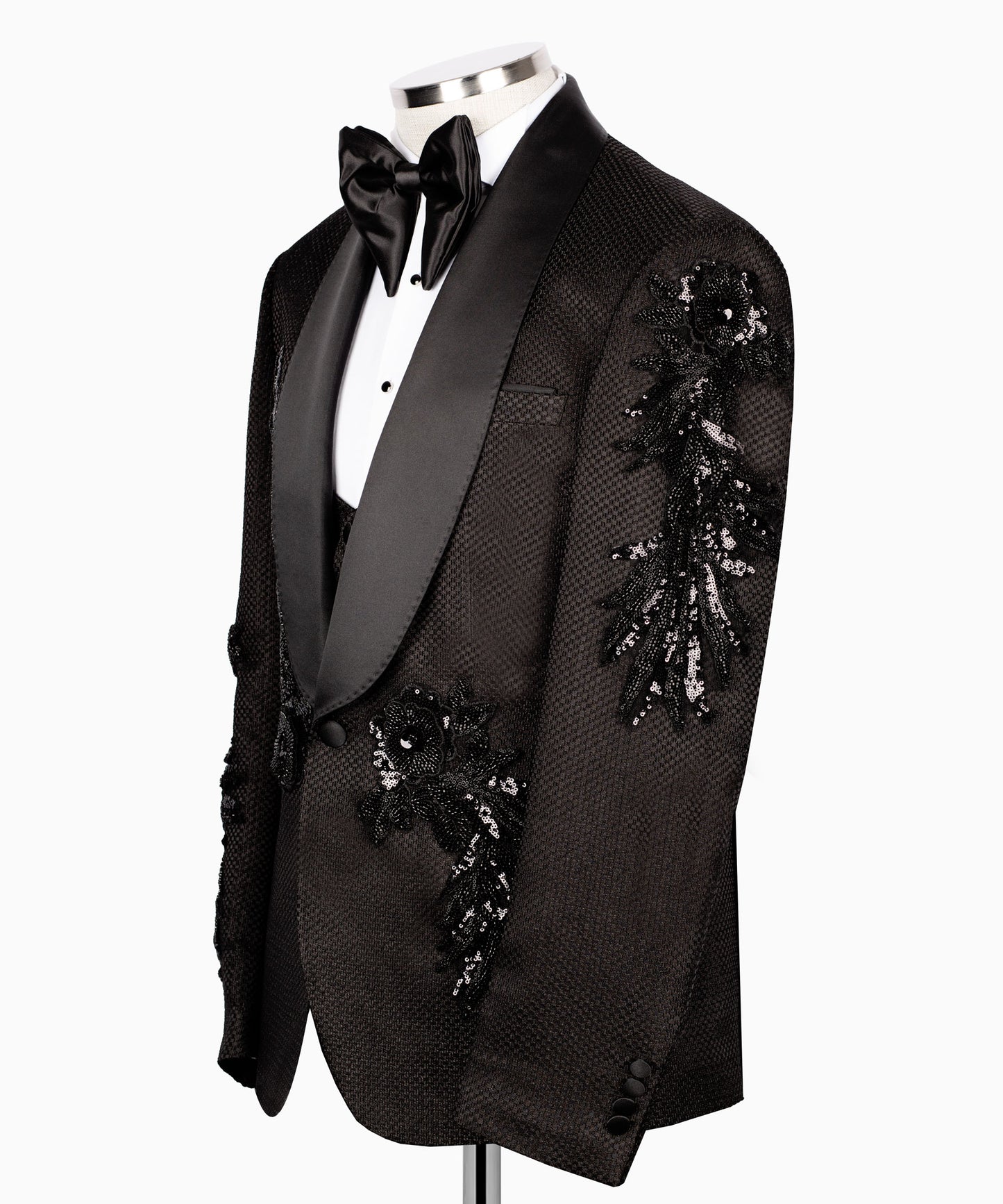 Embroidered tuxedo