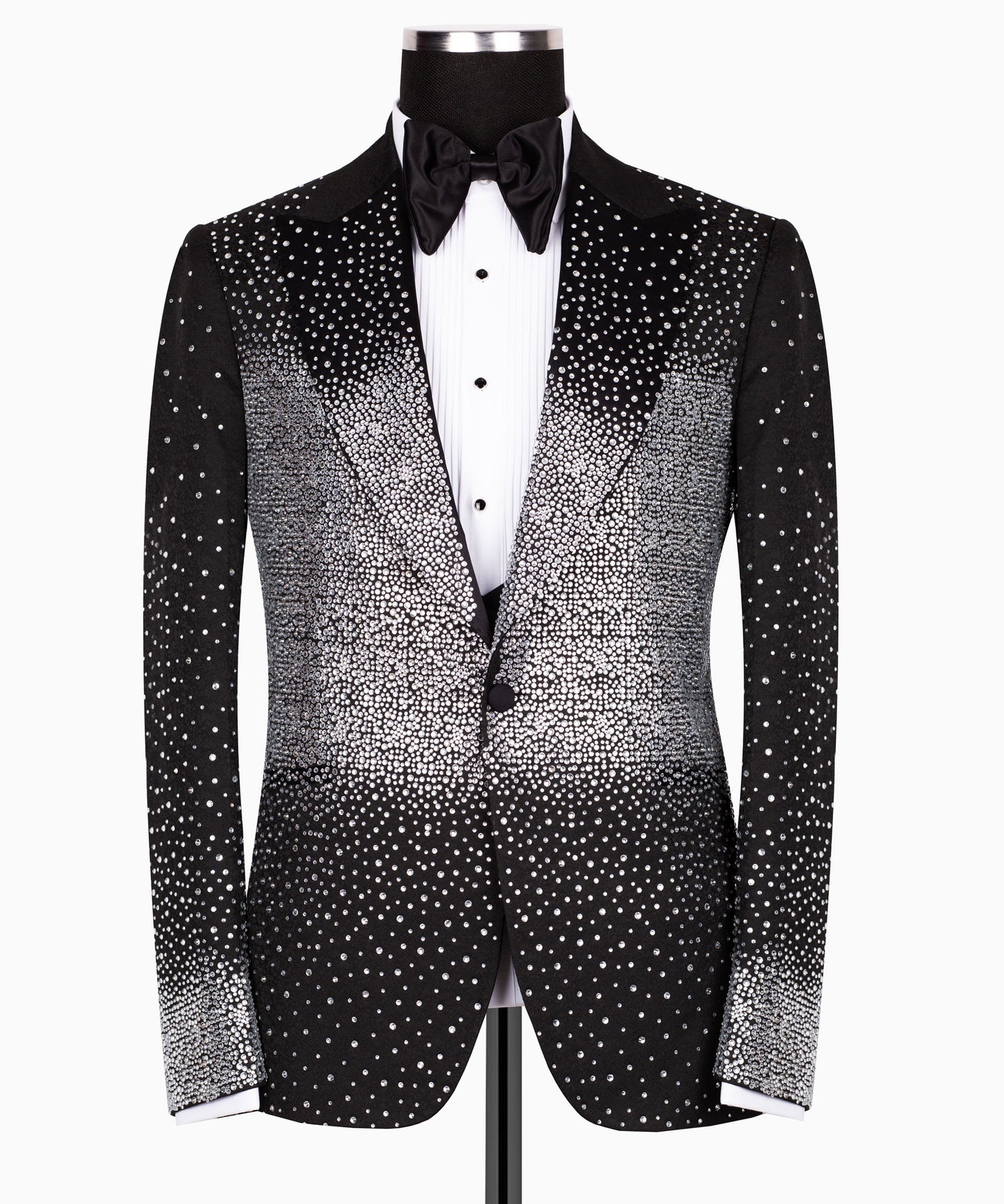 Rhinestone Embroidered Tuxedo