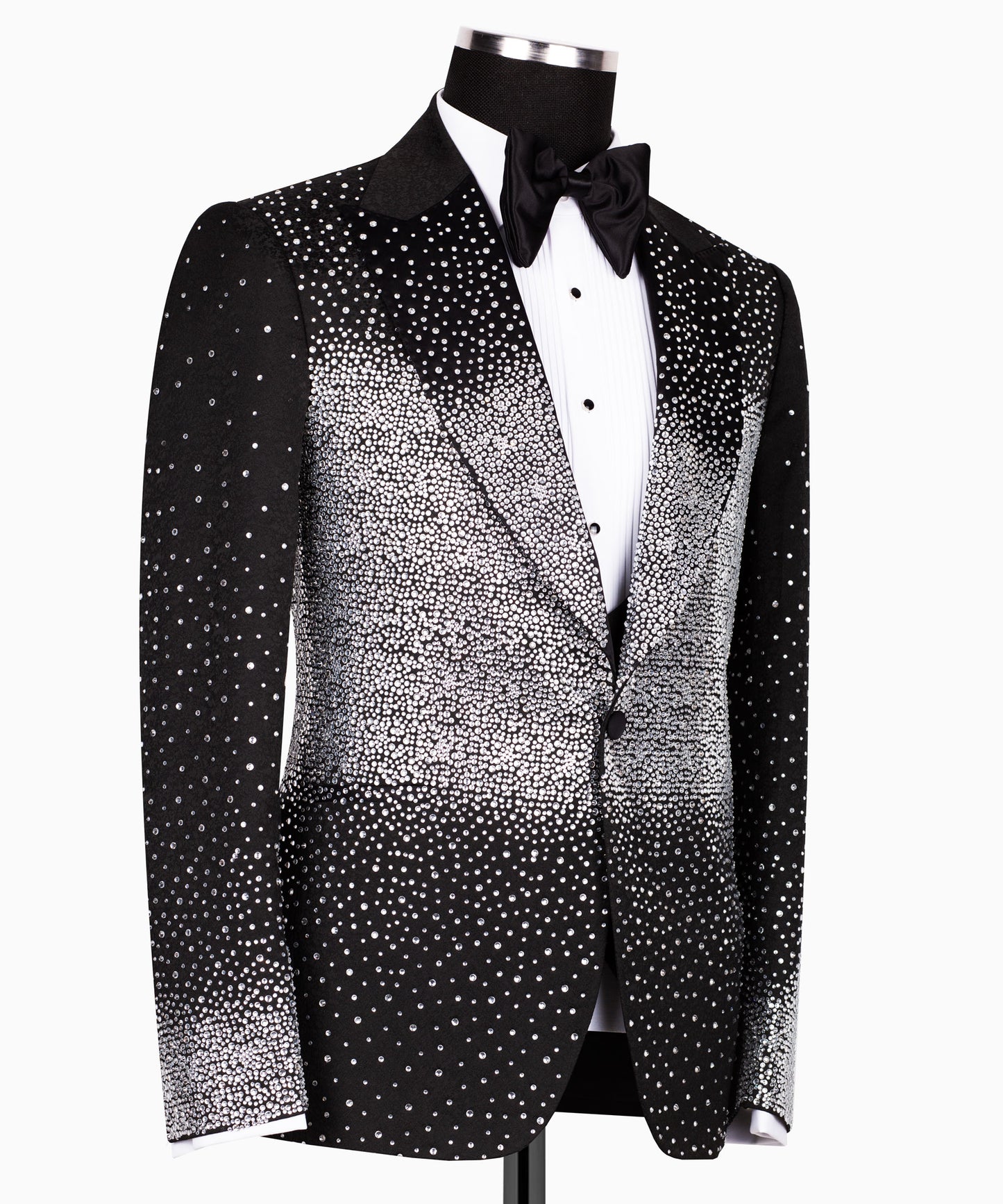 Rhinestone Embroidered Tuxedo