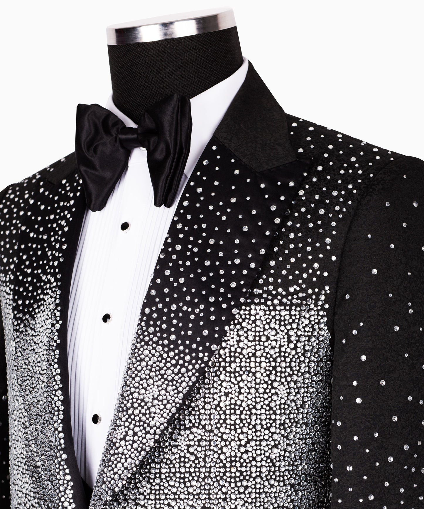 Rhinestone Embroidered Tuxedo