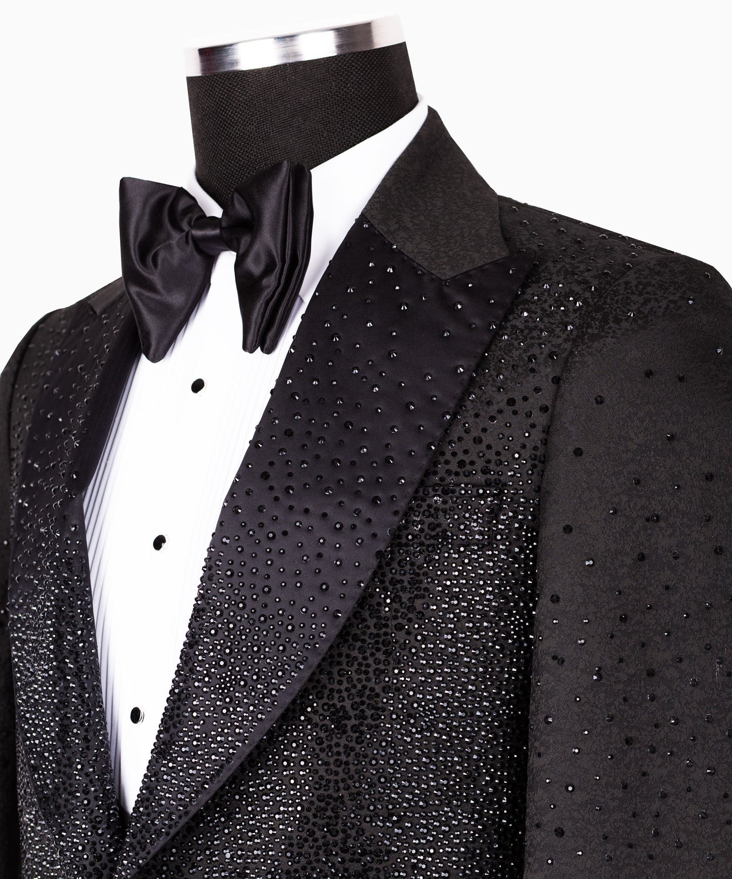 Rhinestone Embroidered Tuxedo