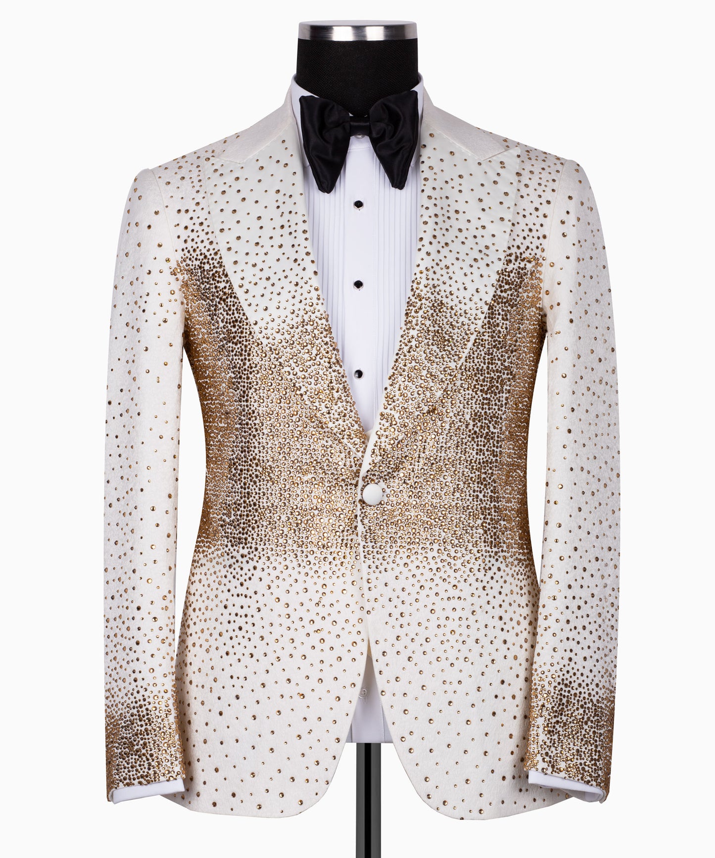 Rhinestone Embroidered Tuxedo