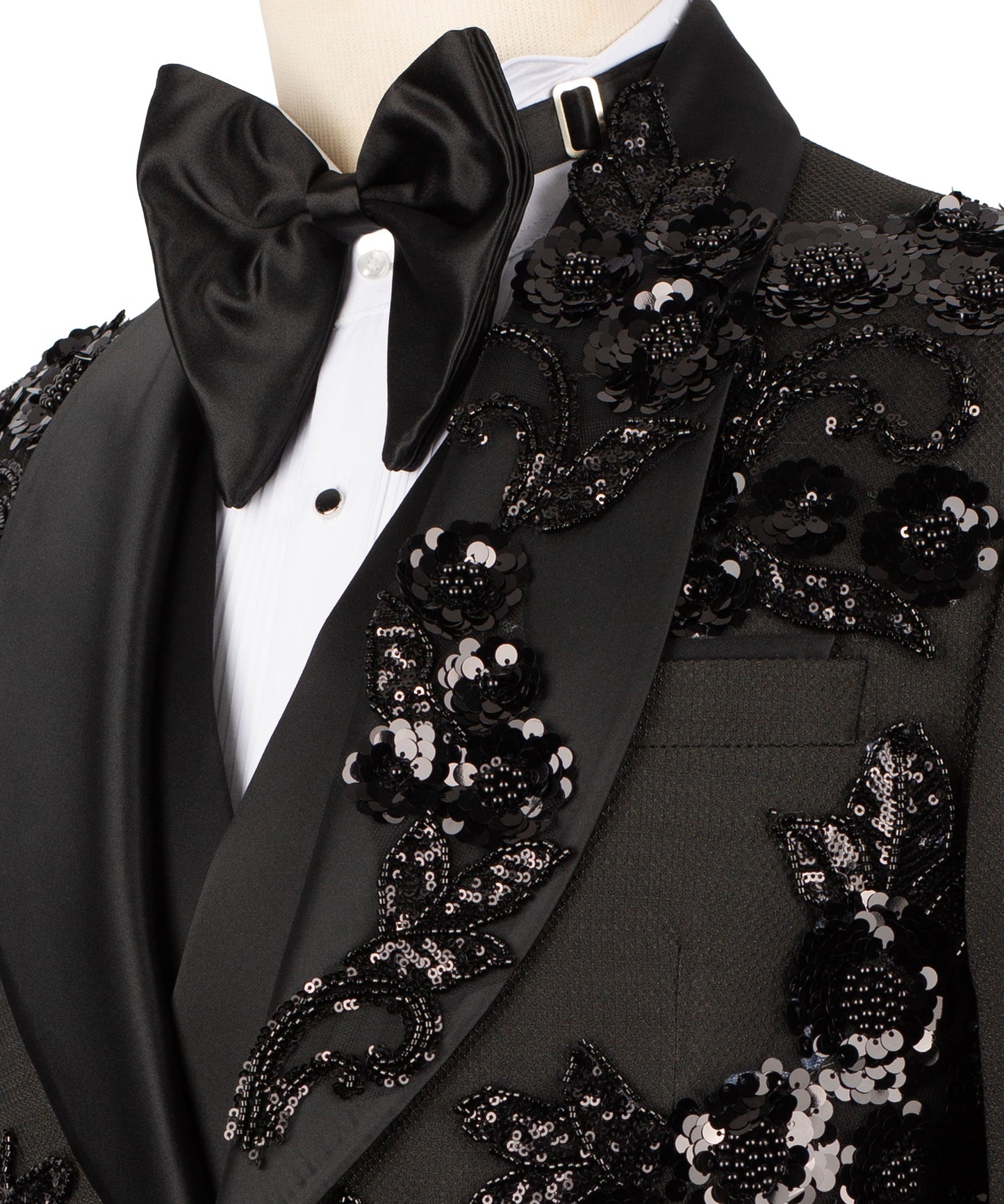 Sequined Floral Tuxedo