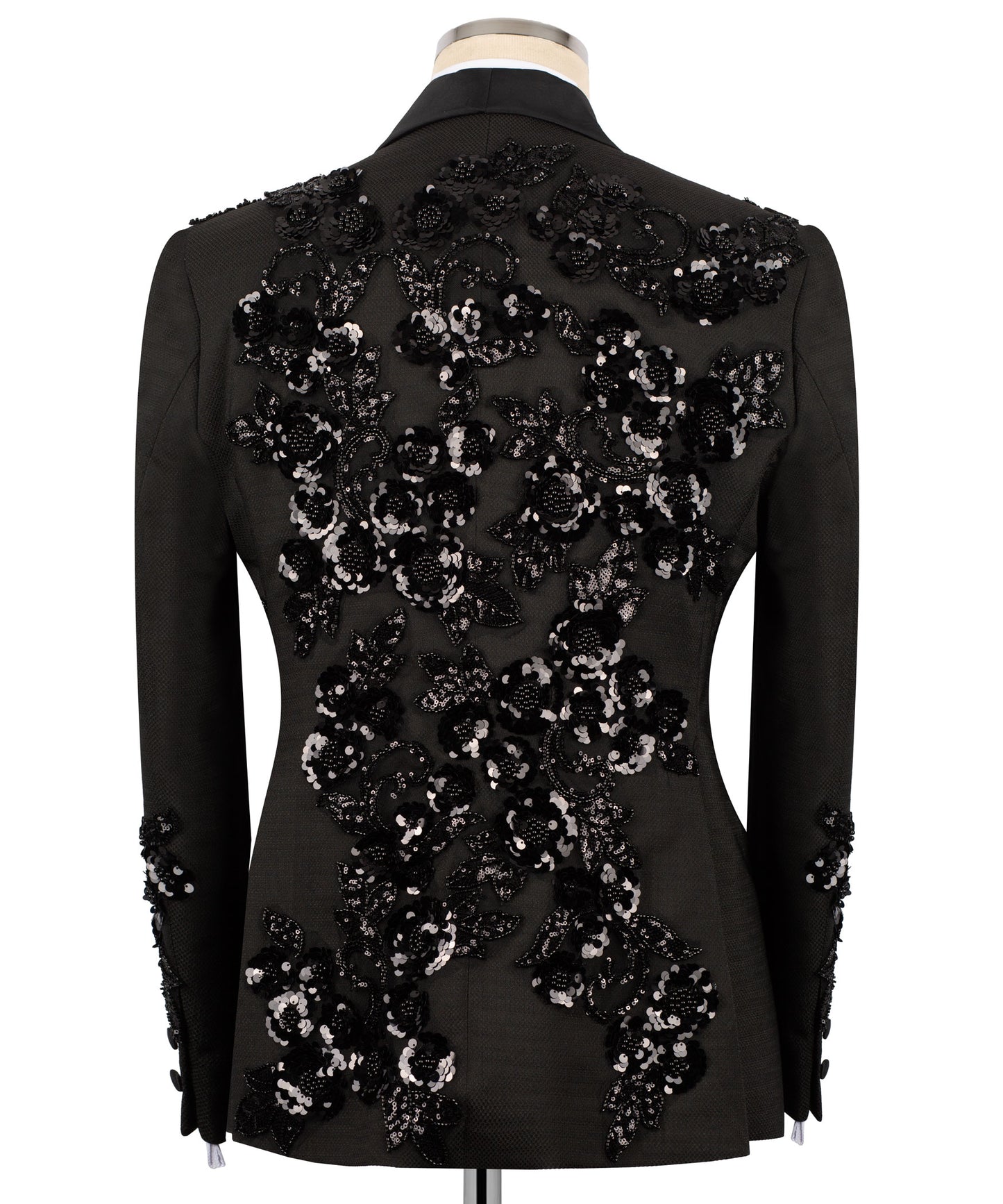 Sequined Floral Tuxedo