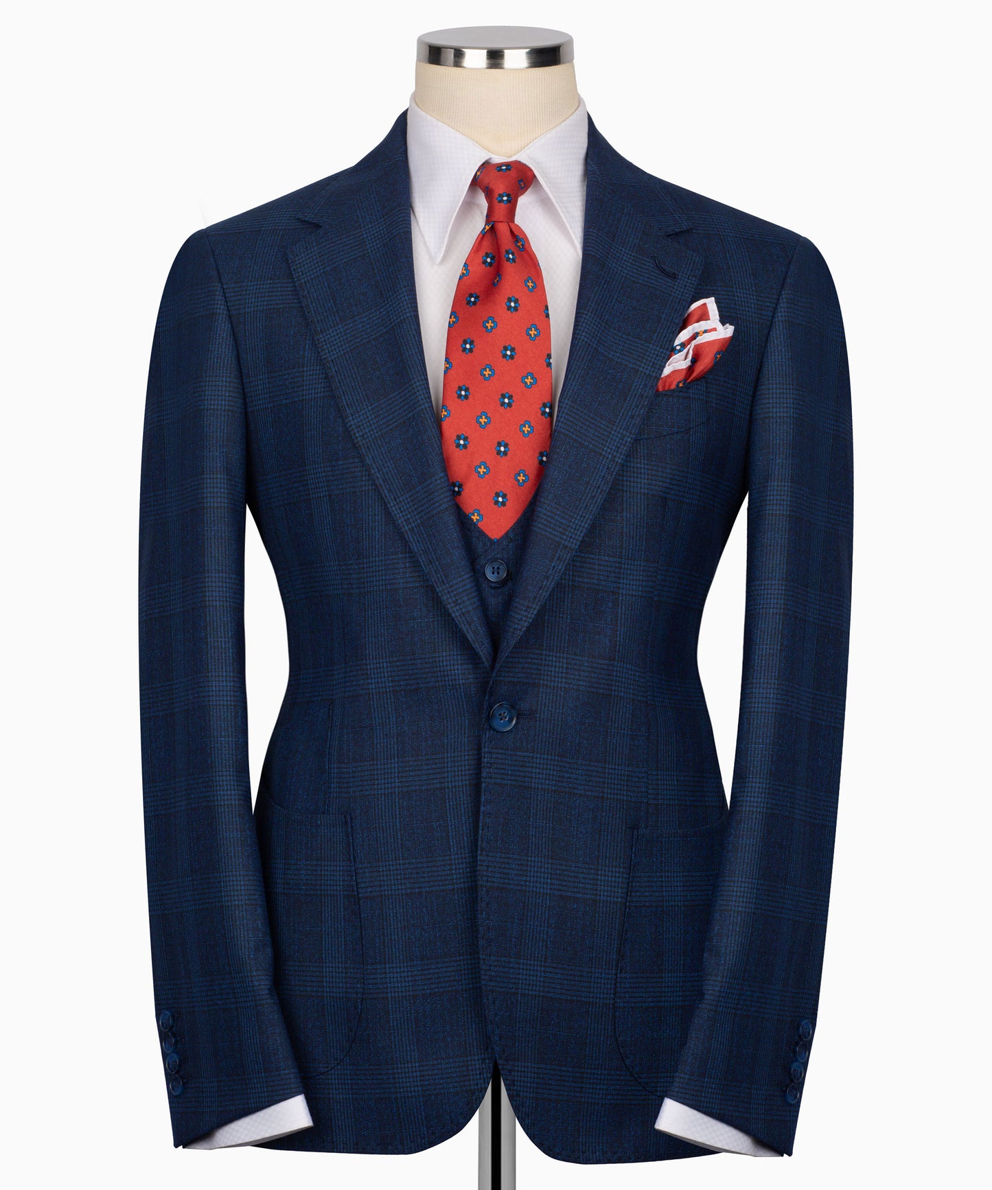 Plaid Three Piece Suit