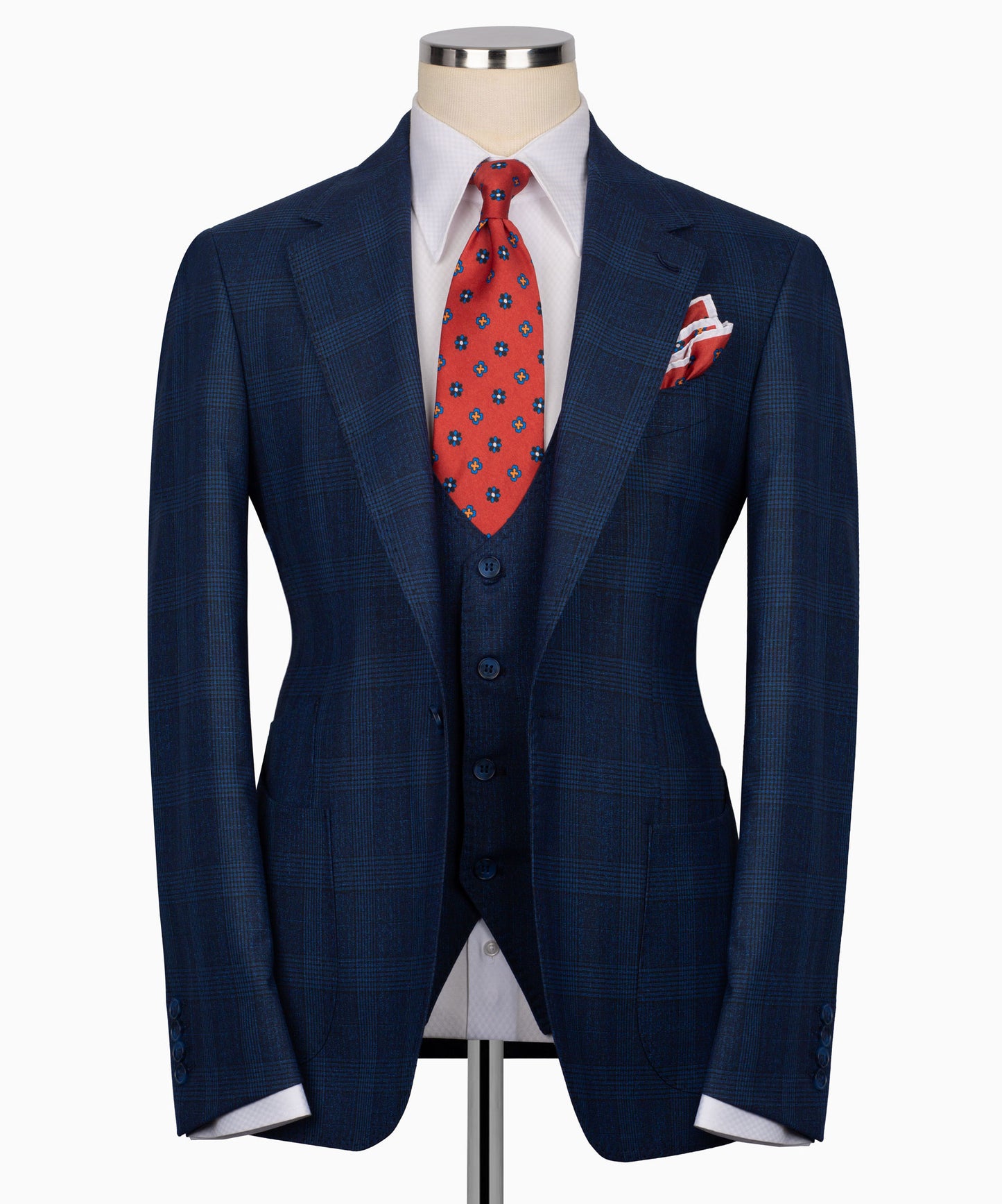 Plaid Three Piece Suit
