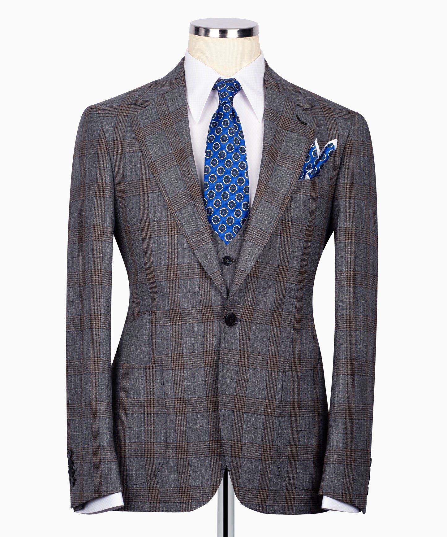 Plaid Three Piece Suit