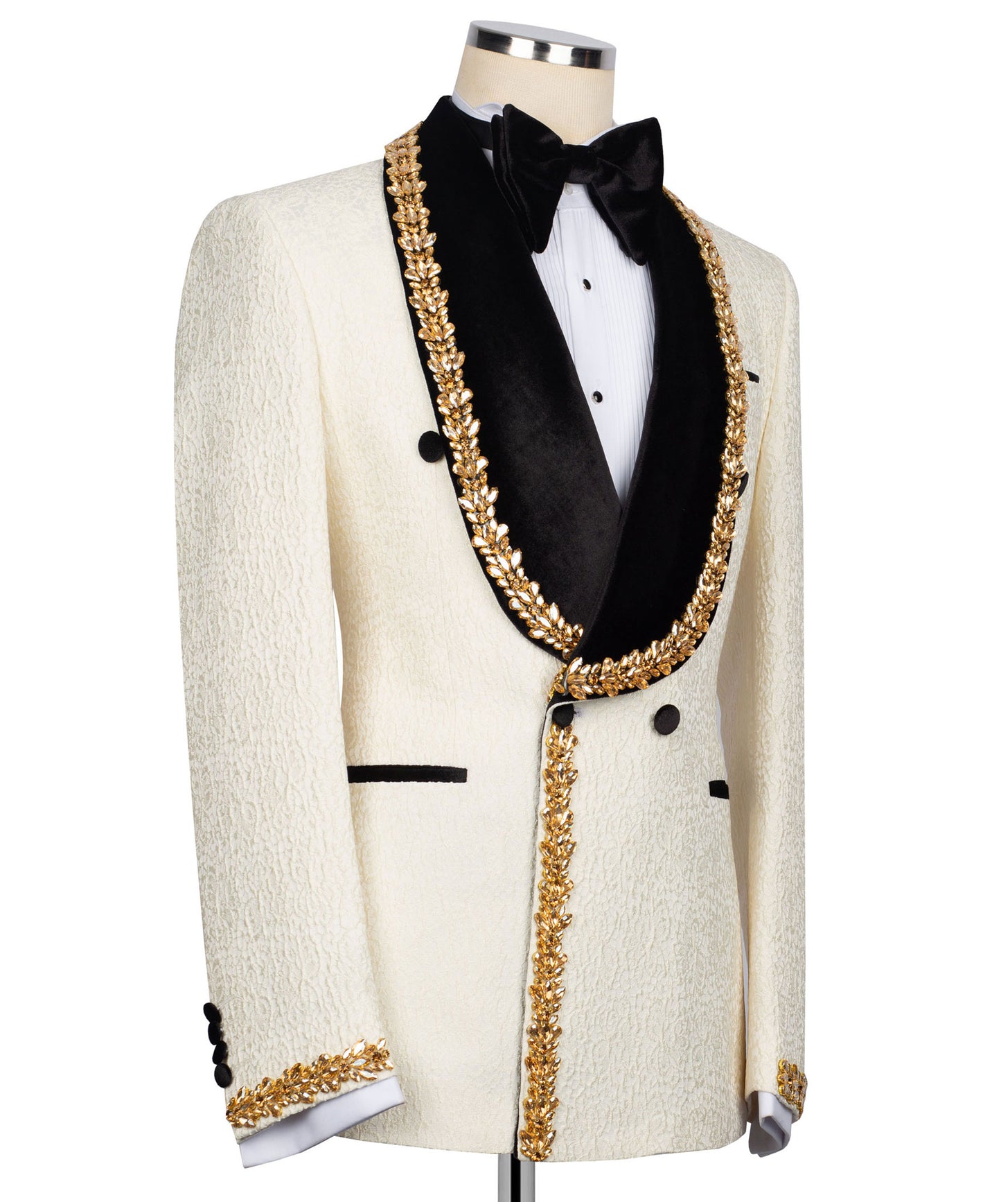 Jewelry Ornament Tuxedo - Cream