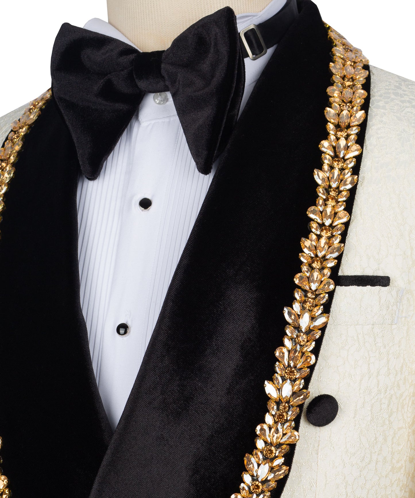 Jewelry Ornament Tuxedo - Cream