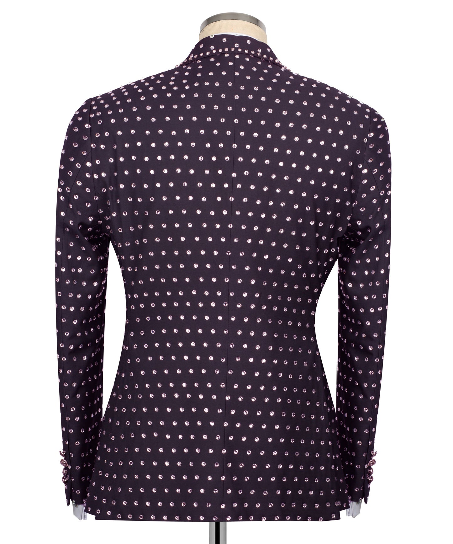 Fully Embroidered Tuxedo - Purple