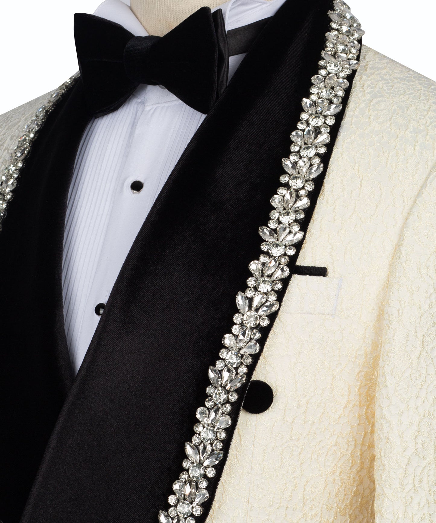 Jewelry Ornament Tuxedo - Cream