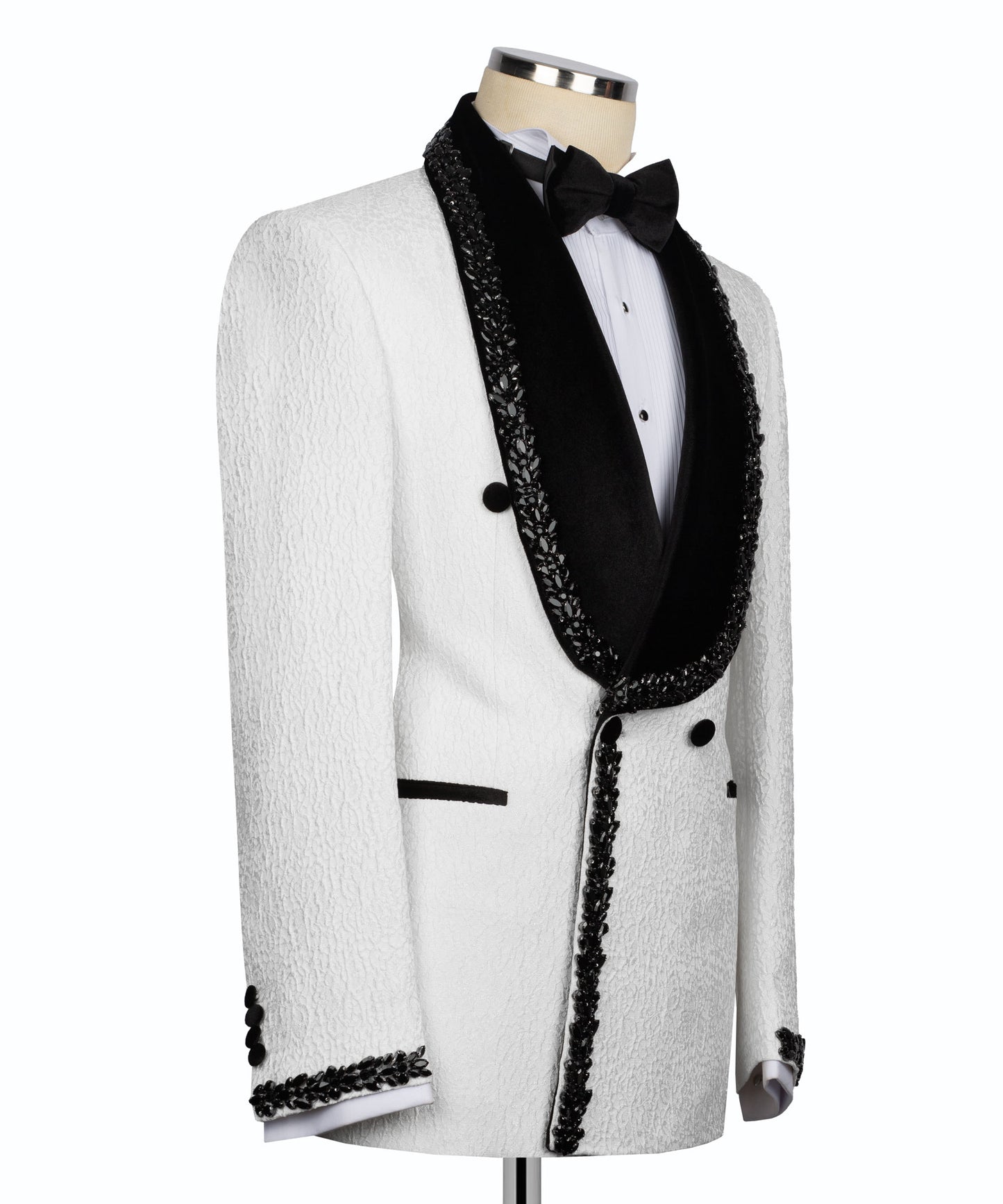 Jewelry Ornament Tuxedo - White