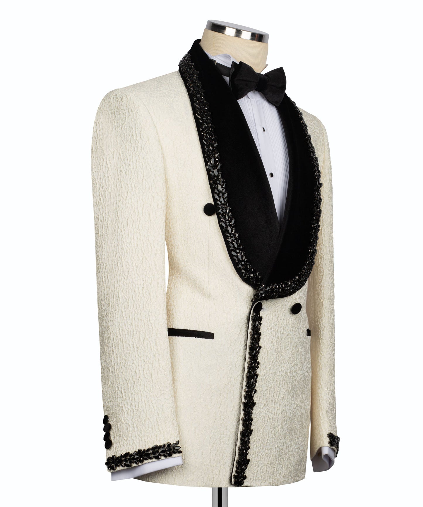 Jewelry Ornament Tuxedo - Cream
