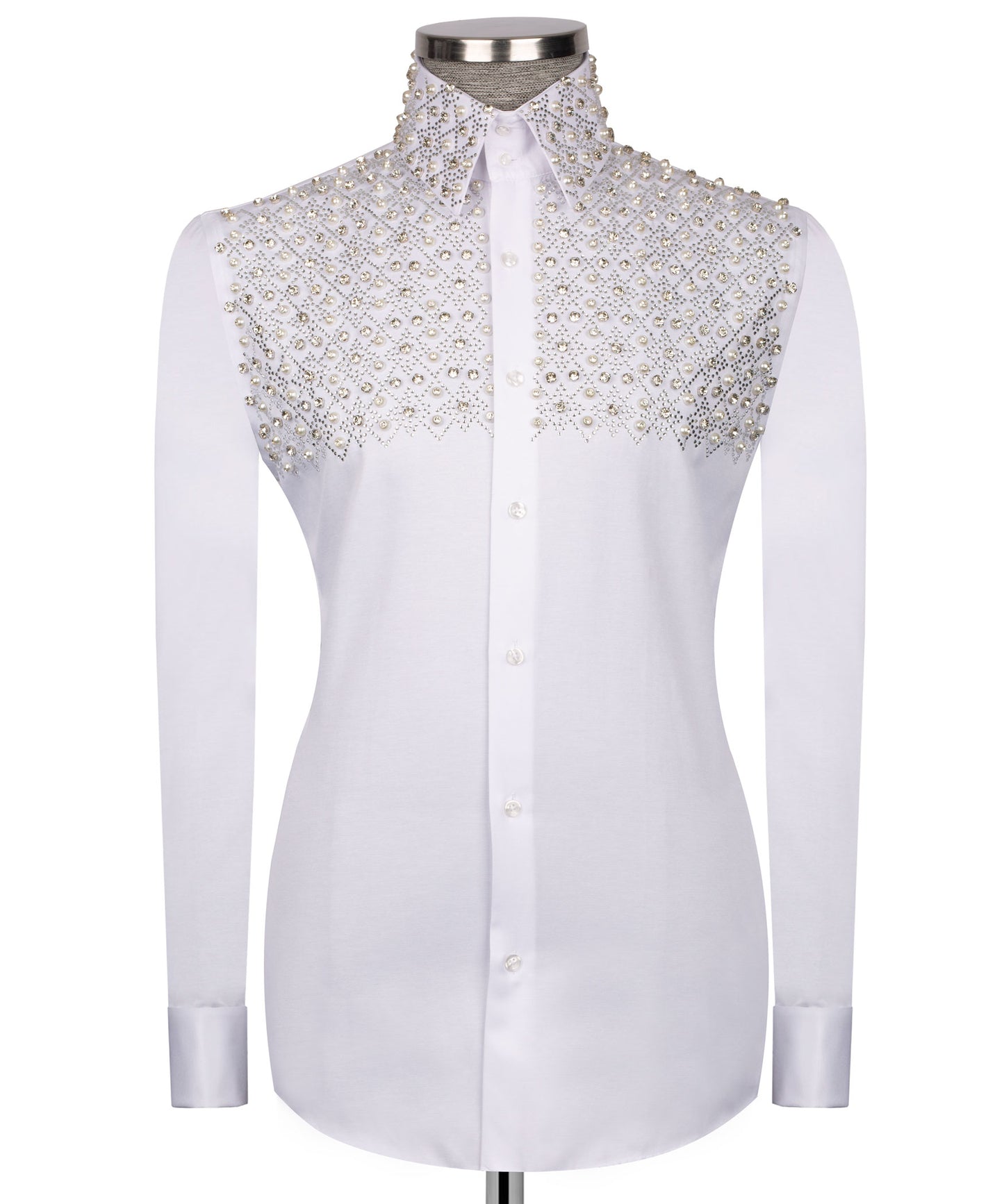 Embroidered White Shirt
