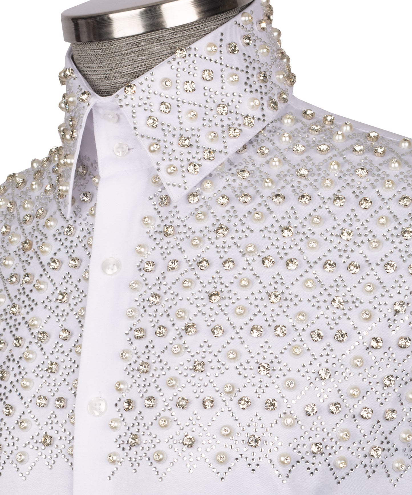 Embroidered White Shirt