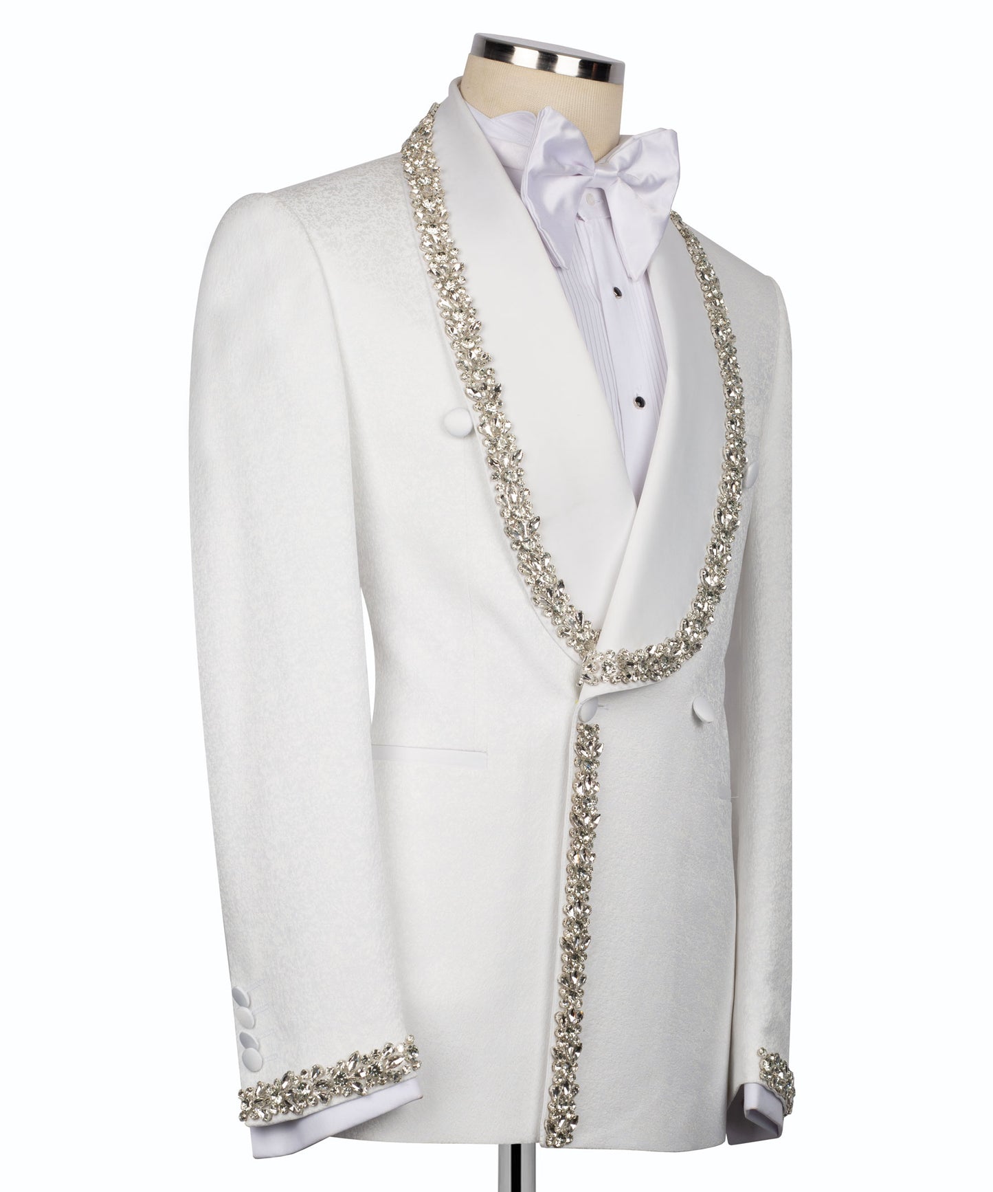 Jewelry Ornament Tuxedo - White