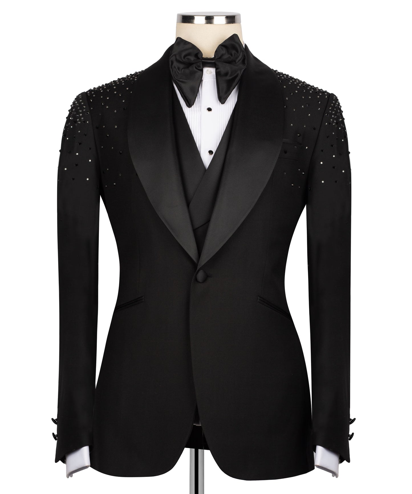 Shoulder stone work tuxedo