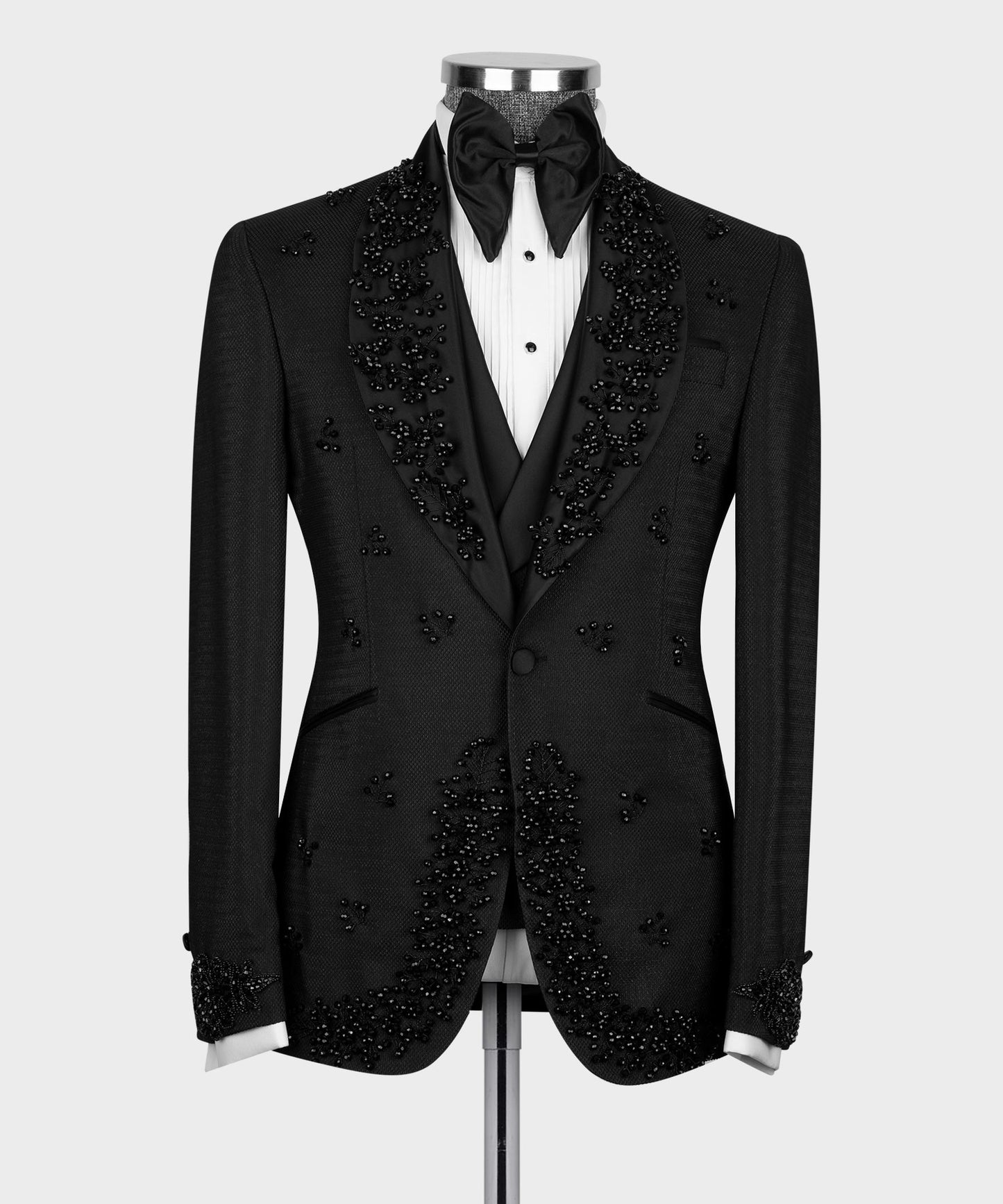 Black Beaded Tuxedo