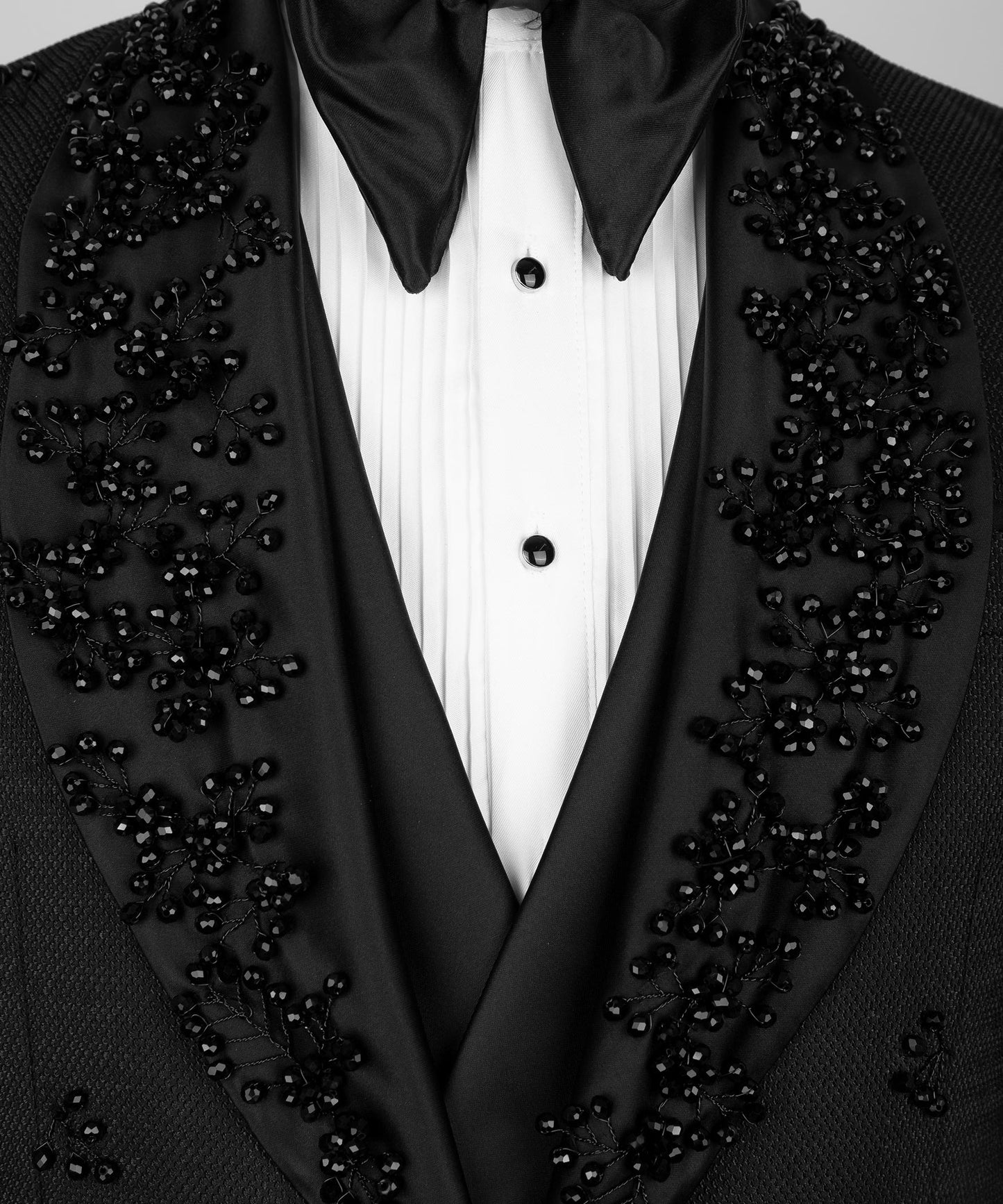 Black Beaded Tuxedo