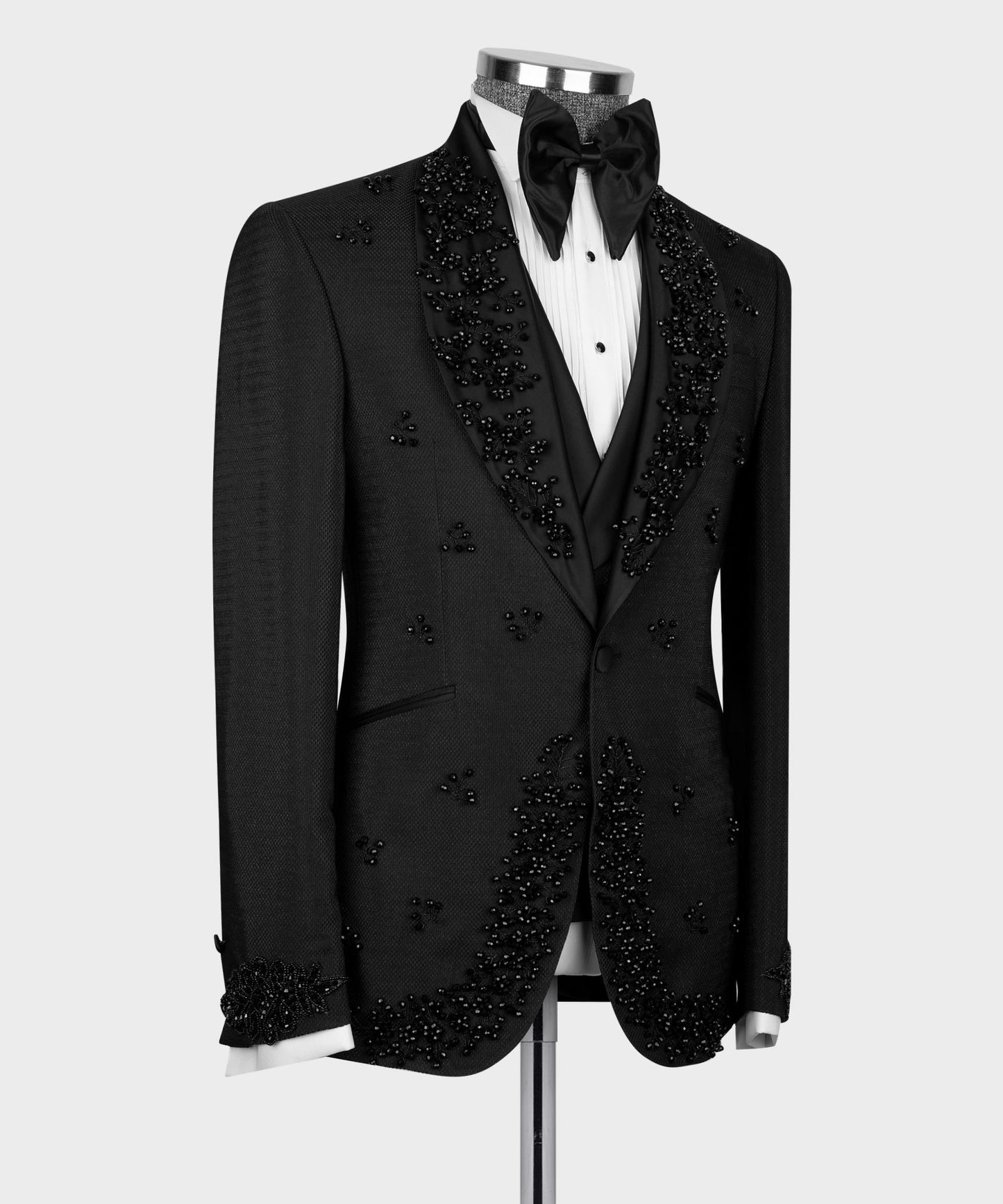 Black Beaded Tuxedo