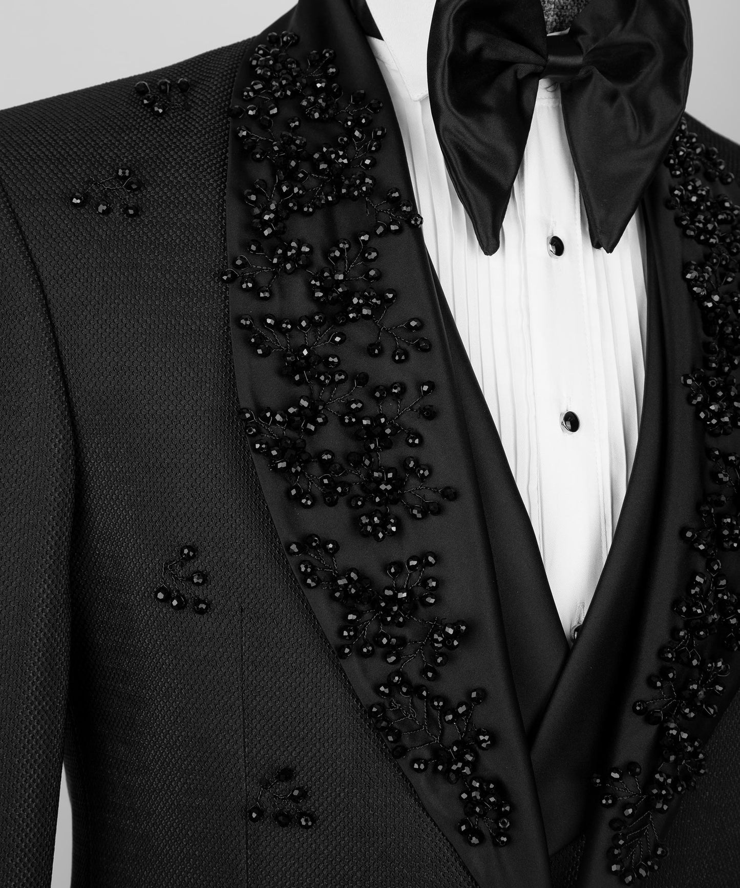 Black Beaded Tuxedo