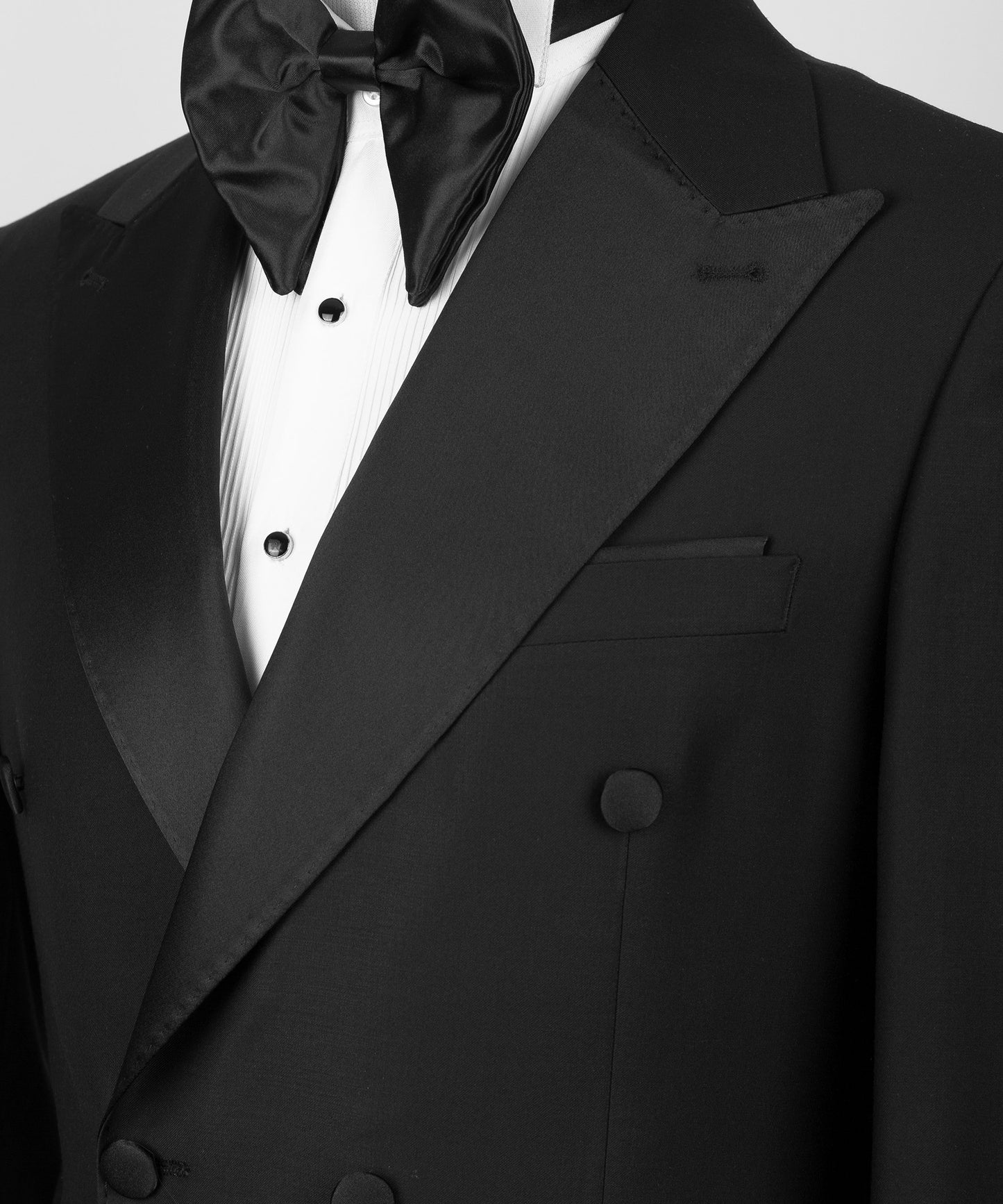 Classic Double Breasted Black Tuxedo