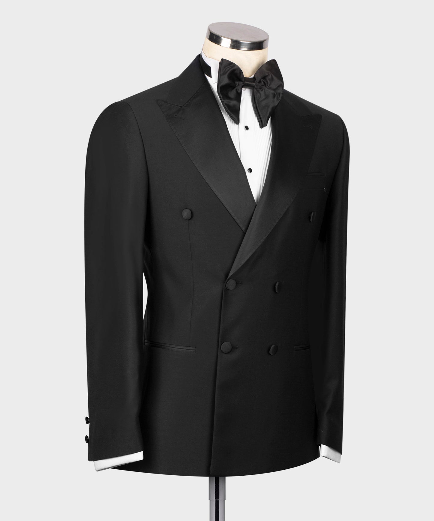 Classic Double Breasted Black Tuxedo