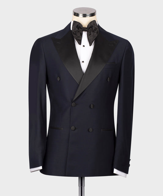 Classic Double Breasted Navy Blue Tuxedo