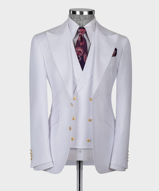 Big size suit with three pieces