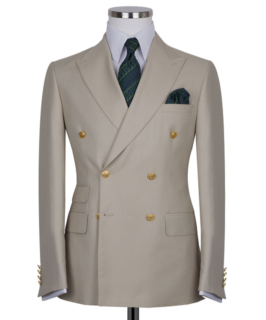 Beige Classic Suits