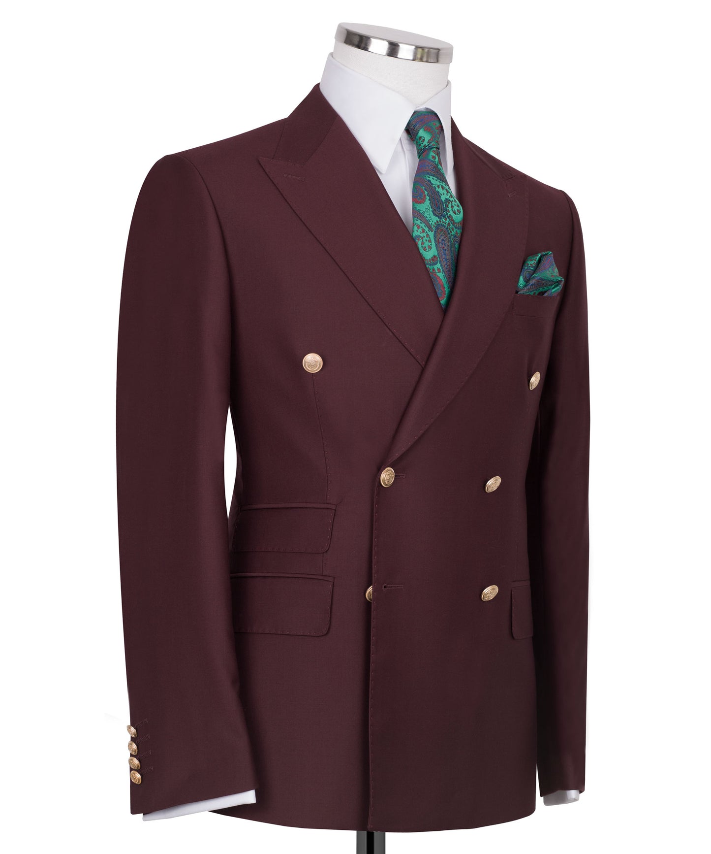 Burgundy Classic Suits