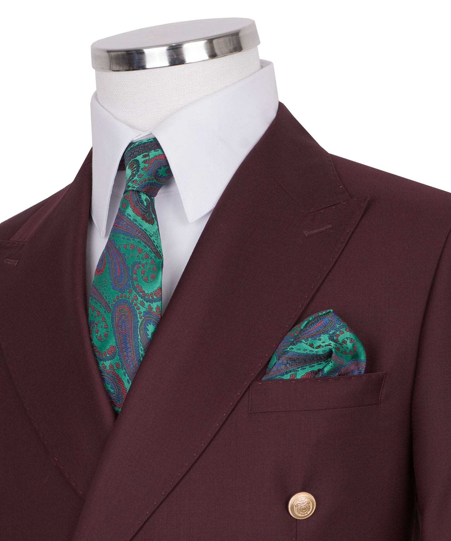 Burgundy Classic Suits