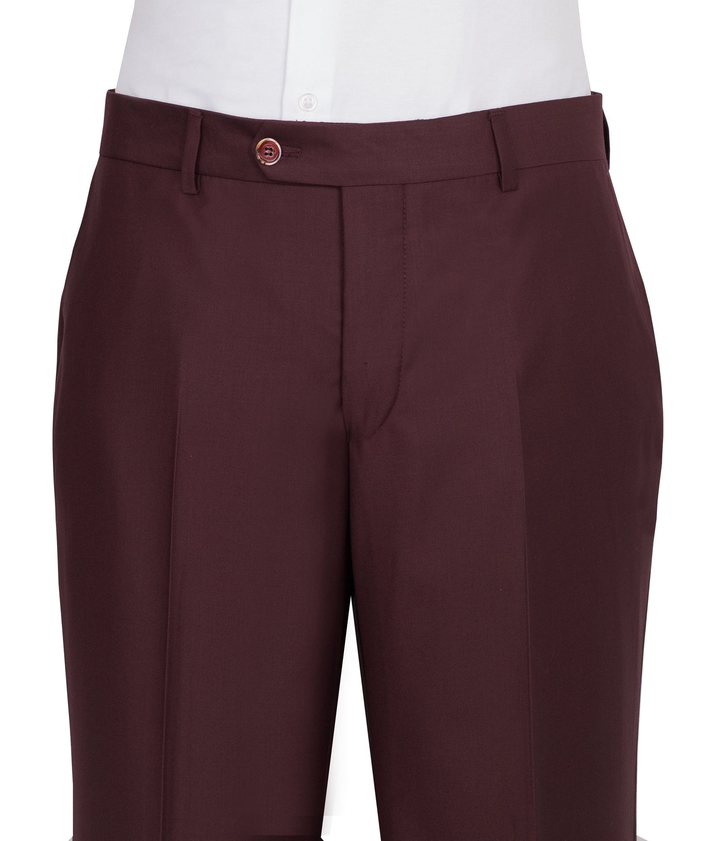Burgundy 3-Piece Classic Suit