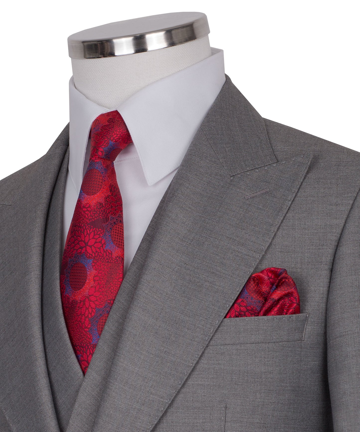 Gray 3-Piece Classic Suit