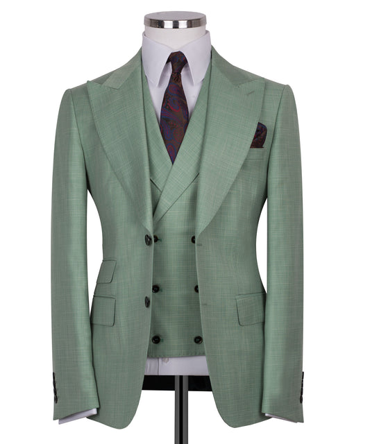 Green 3-Piece Classic Suit