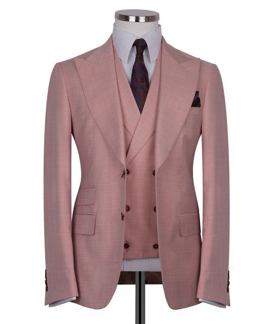 Pink 3-Piece Classic Suit