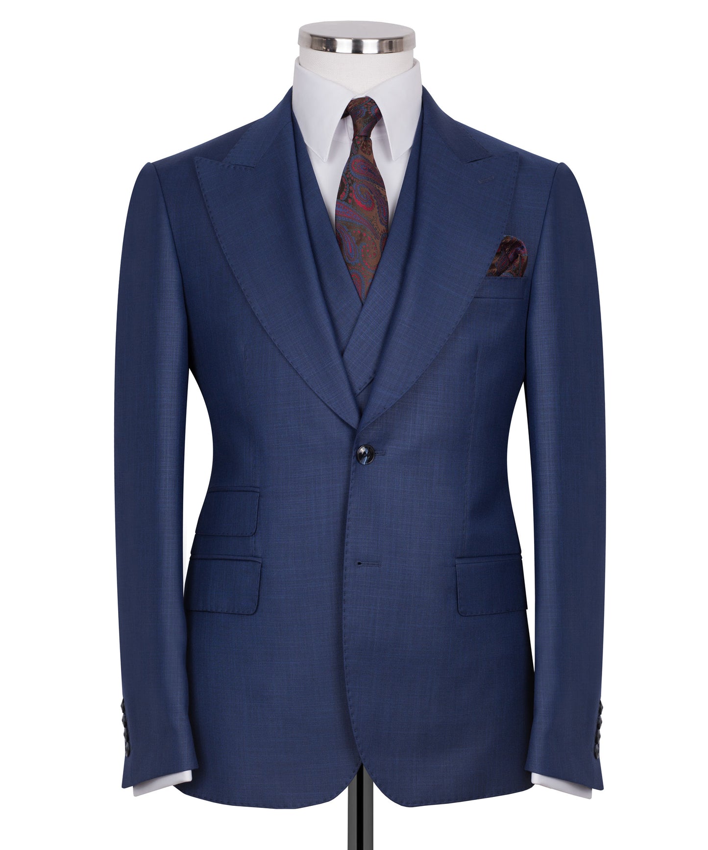 Blue 3-Piece Classic Suit