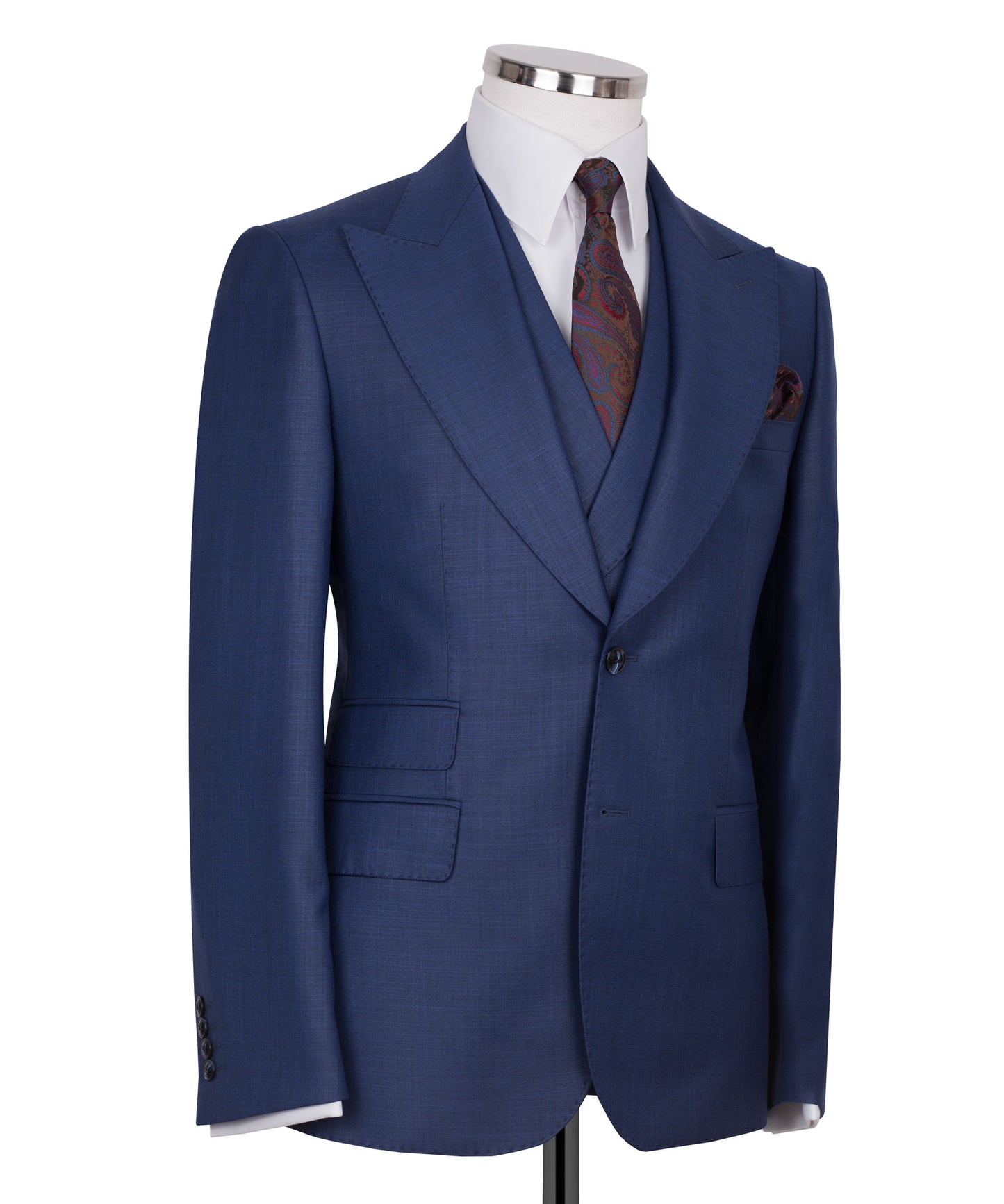 Blue 3-Piece Classic Suit