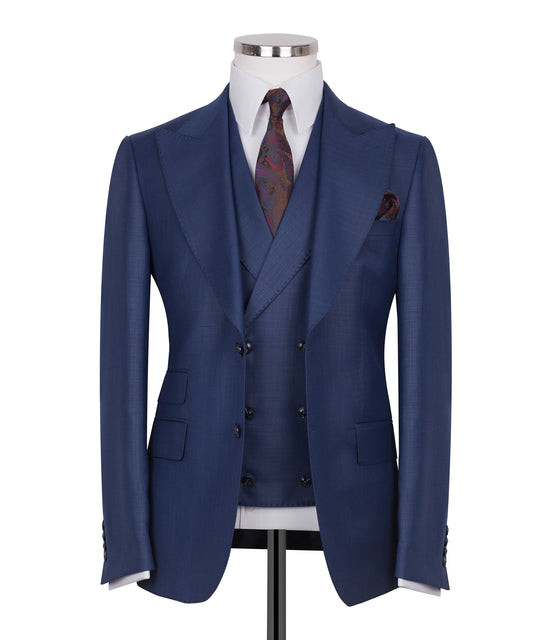 Blue 3-Piece Classic Suit