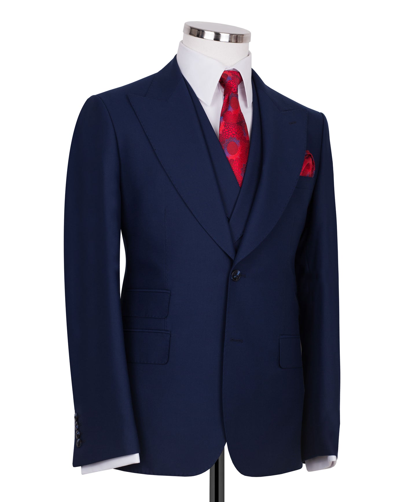 Dark Blue 3-Piece Classic Suit