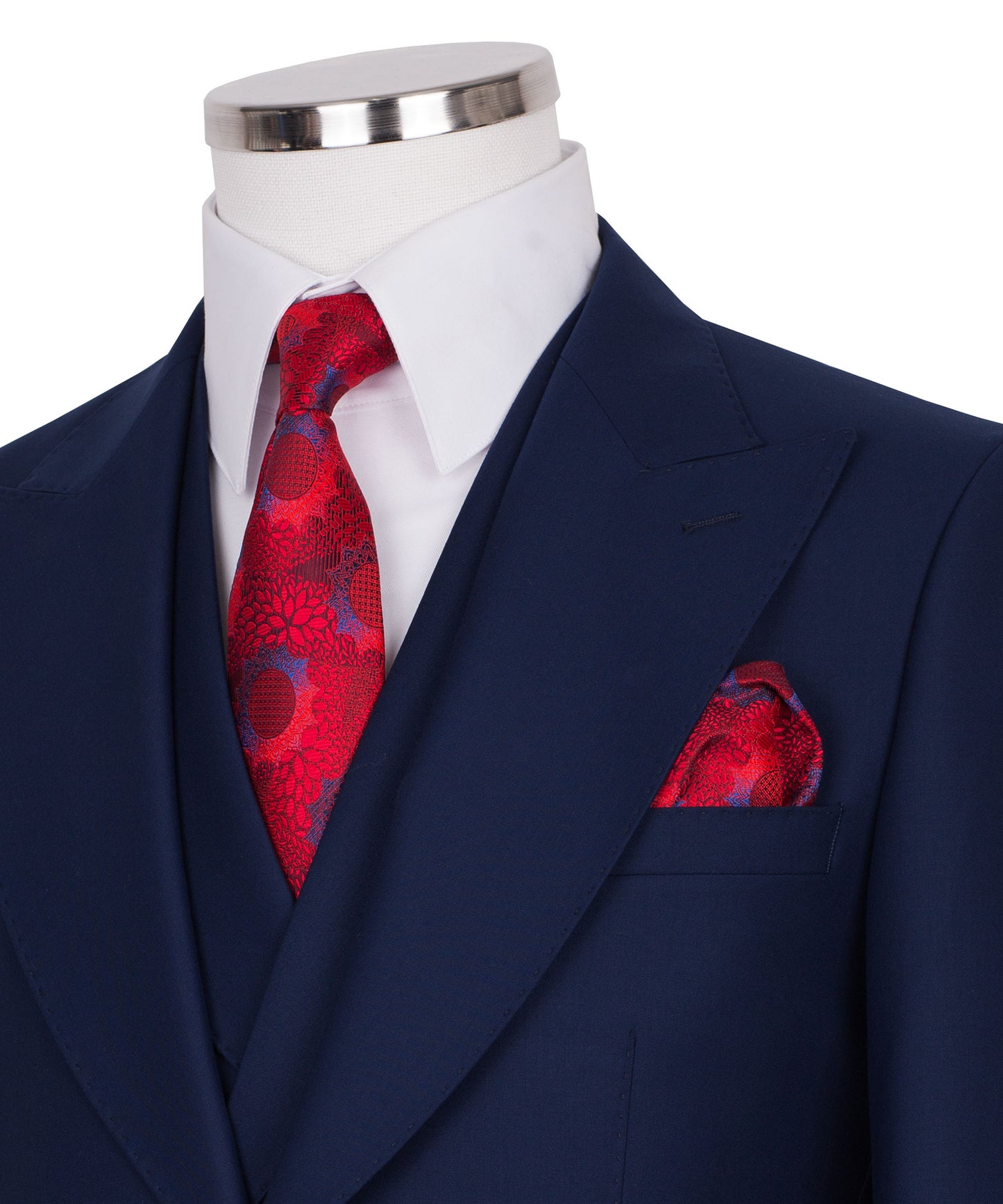 Dark Blue 3-Piece Classic Suit