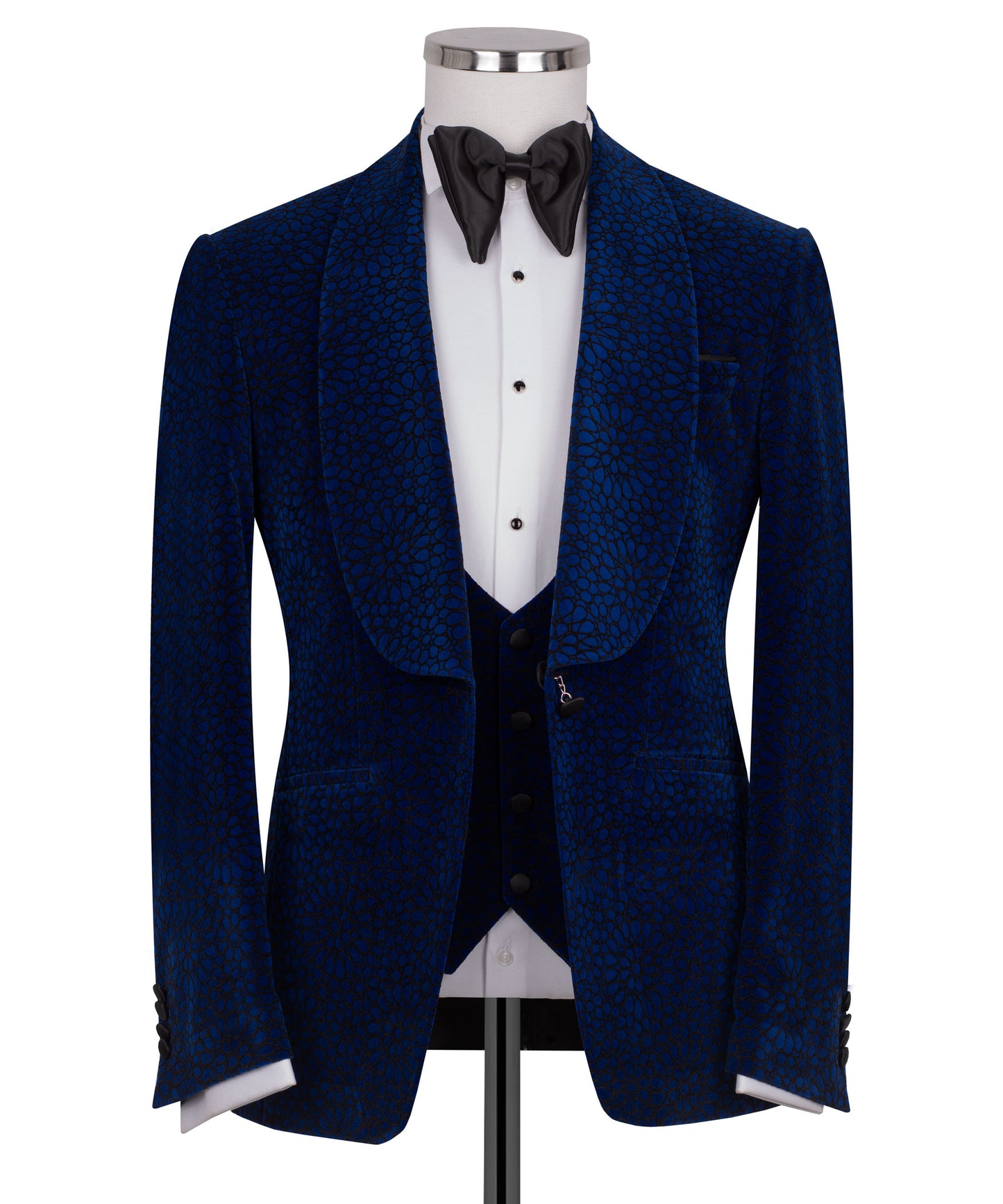 Velvet blue tuxedo