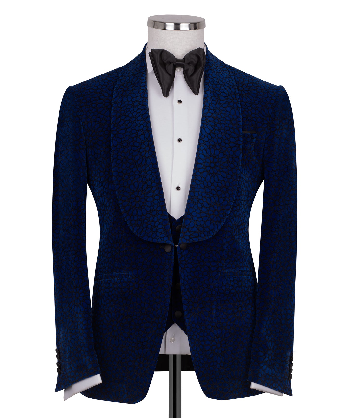 Velvet blue tuxedo