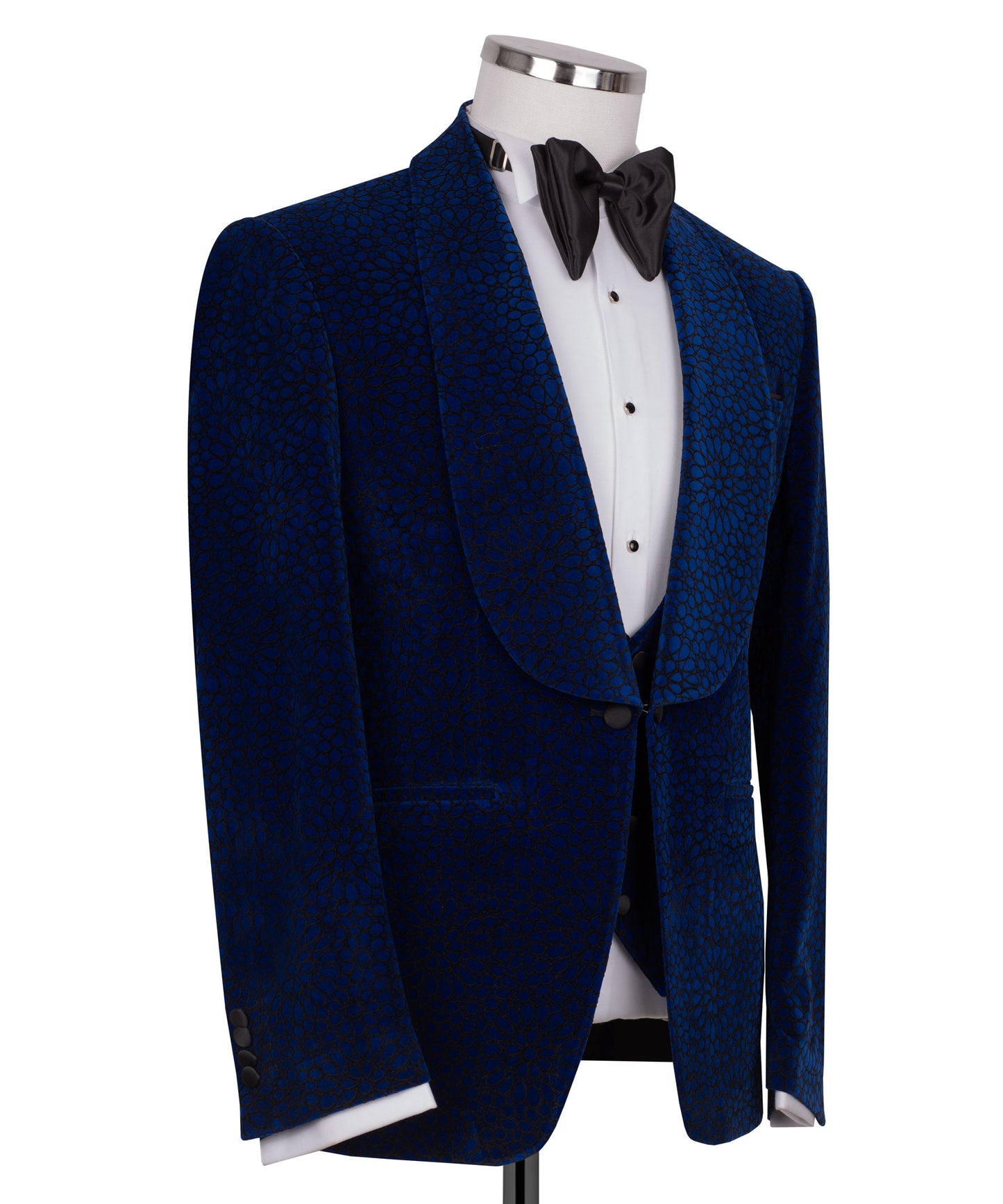 Velvet blue tuxedo