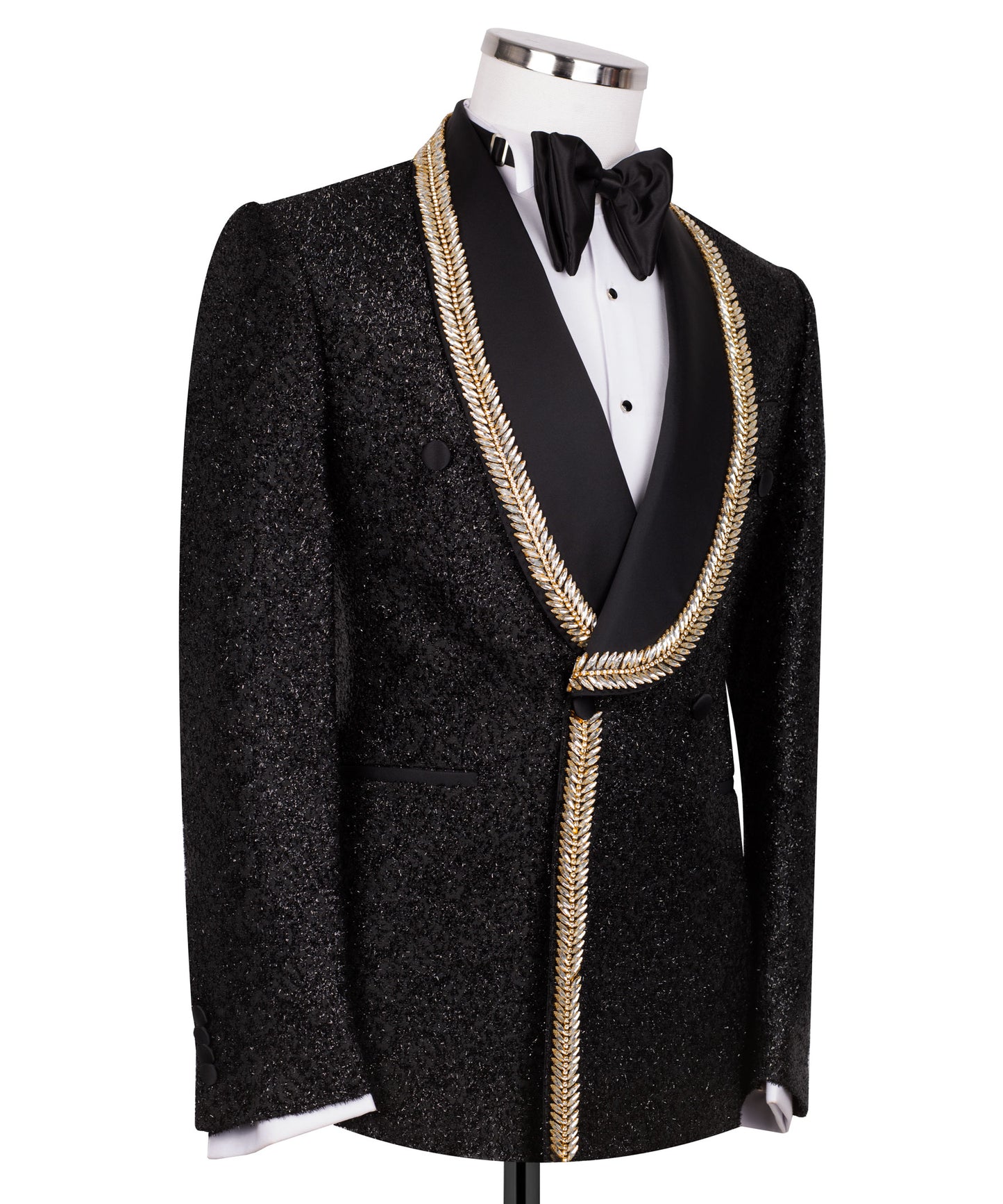 Diamond embroidered tuxedo